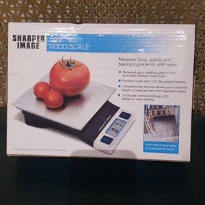 SHARPER IMAGE DIGITAL FOOD SCALE